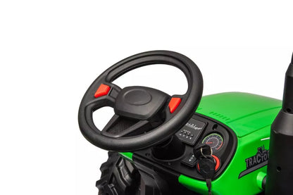 Akumuliatorinis traktorius LEAN CARS HC-306 baltas 24V