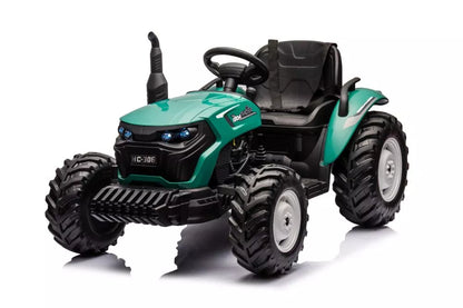 Akumuliatorinis traktorius LEAN CARS HC-306, tamsiai žalias, 24V