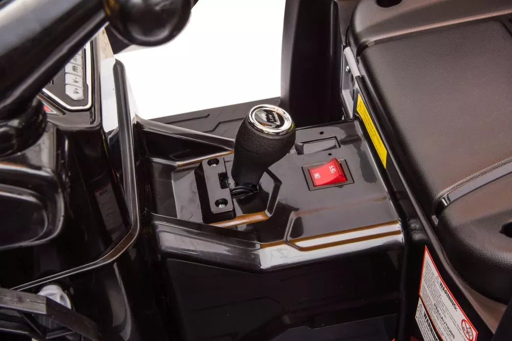Akumuliatorinis traktorius su priekaba Hercules Yellow 24V