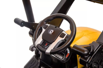 Akumuliatorinis traktorius su priekaba Hercules Yellow 24V