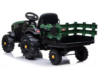 Akumuliatorinis traktorius su priekaba LEAN CARS BDM0925 Baltas