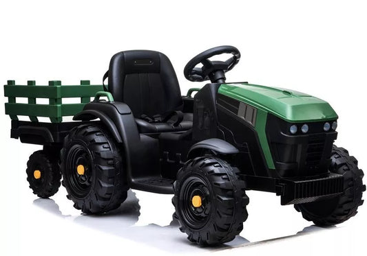 Akumuliatorinis traktorius su priekaba LEAN CARS BDM0925 Baltas