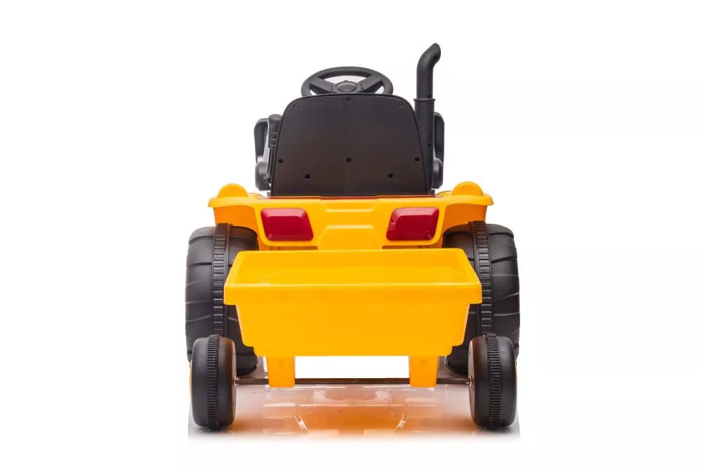Akumuliatorinis traktorius su priekaba LEAN CARS S617, geltonas