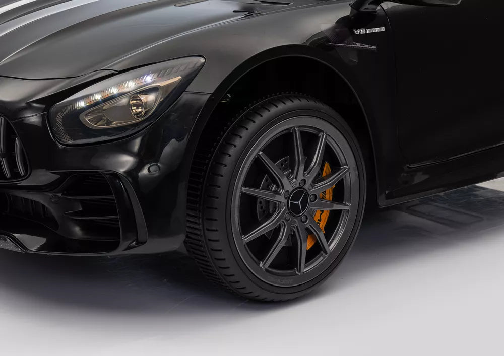Akumuliatorinis vaikiškas automobilis Mercedes SLS AMG GT R, juodas