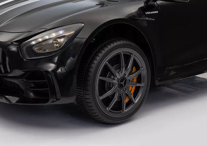 Akumuliatorinis vaikiškas automobilis Mercedes SLS AMG GT R, juodas