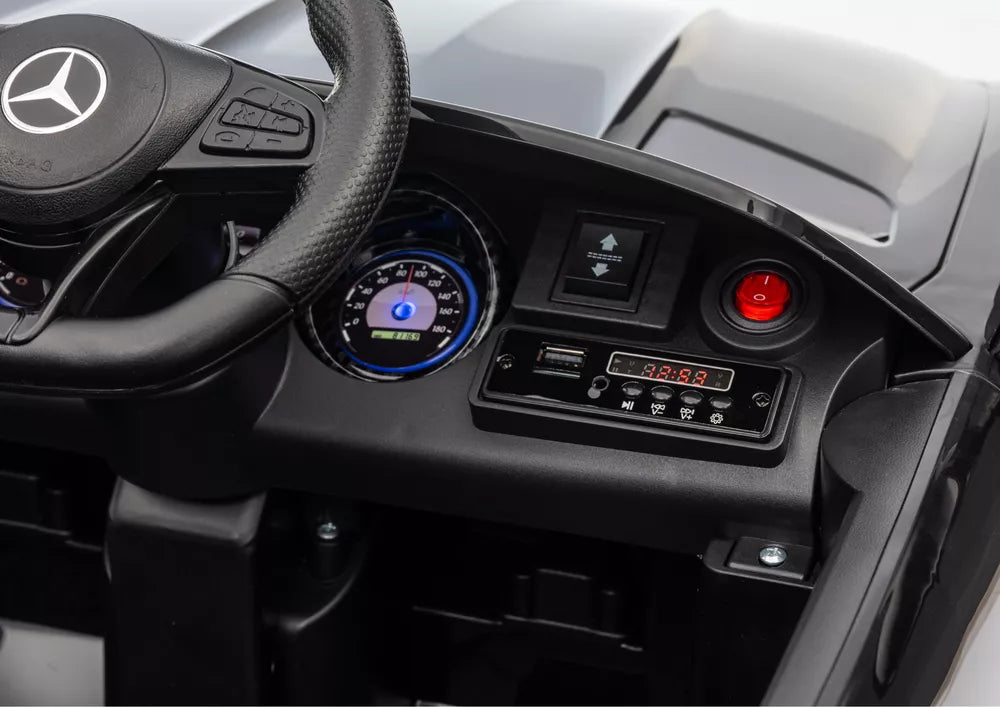 Akumuliatorinis vaikiškas automobilis Mercedes SLS AMG GT R, juodas