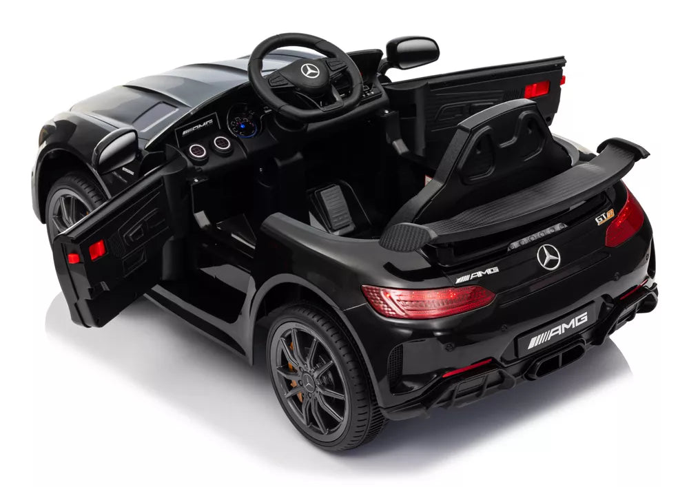 Akumuliatorinis vaikiškas automobilis Mercedes SLS AMG GT R, juodas
