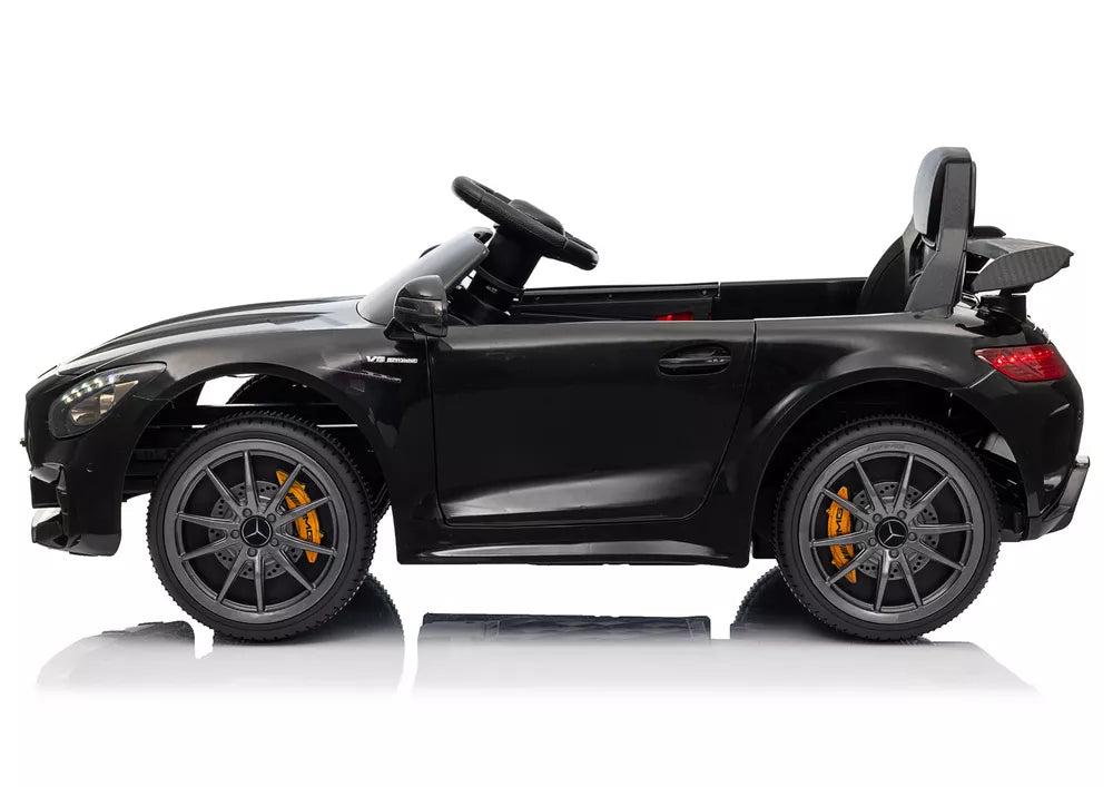 Akumuliatorinis vaikiškas automobilis Mercedes SLS AMG GT R, juodas