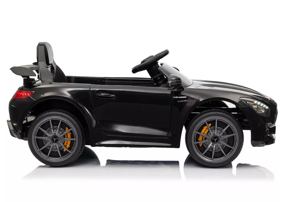 Akumuliatorinis vaikiškas automobilis Mercedes SLS AMG GT R, juodas