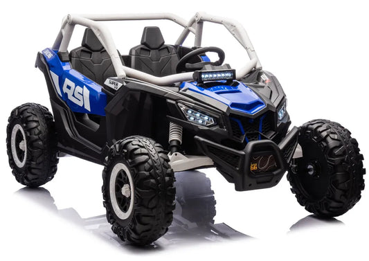 Akumuliatorinis visureigis Buggy 4x4 KKL-808 24V mėlynas