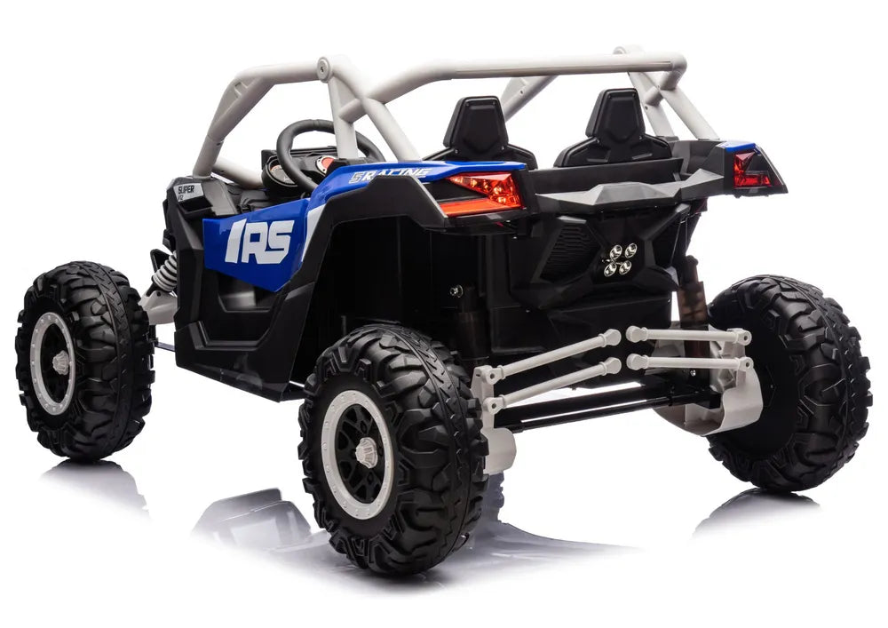 Akumuliatorinis visureigis Buggy 4x4 KKL-808 24V mėlynas