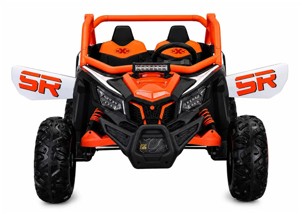 Akumuliatorinis visureigis Buggy 4x4 KKL-808 24V oranžinis