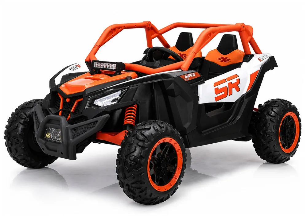 Akumuliatorinis visureigis Buggy 4x4 KKL-808 24V oranžinis