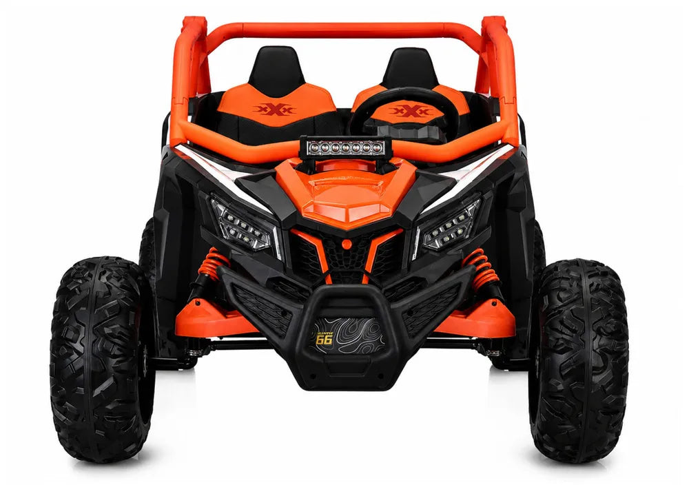 Akumuliatorinis visureigis Buggy 4x4 KKL-808 24V oranžinis