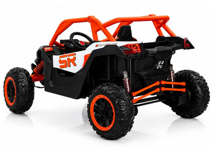Akumuliatorinis visureigis Buggy 4x4 KKL-808 24V oranžinis