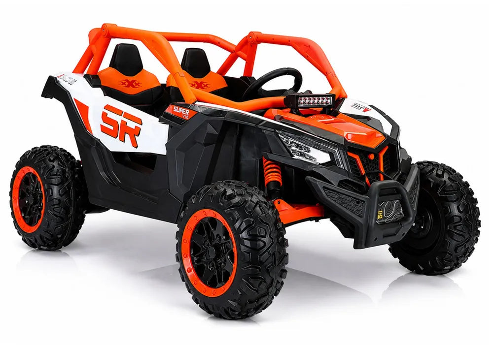 Akumuliatorinis visureigis Buggy 4x4 KKL-808 24V oranžinis