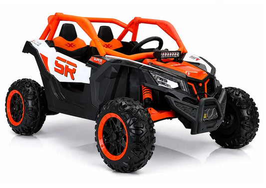 Akumuliatorinis visureigis Buggy 4x4 KKL-808 24V oranžinis