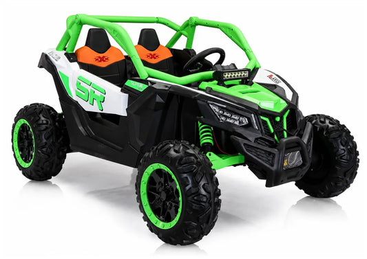 Akumuliatorinis visureigis Buggy 4x4 KKL-808 24V žalias