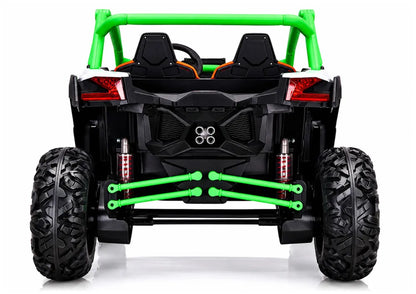 Akumuliatorinis visureigis Buggy 4x4 KKL-808 24V žalias