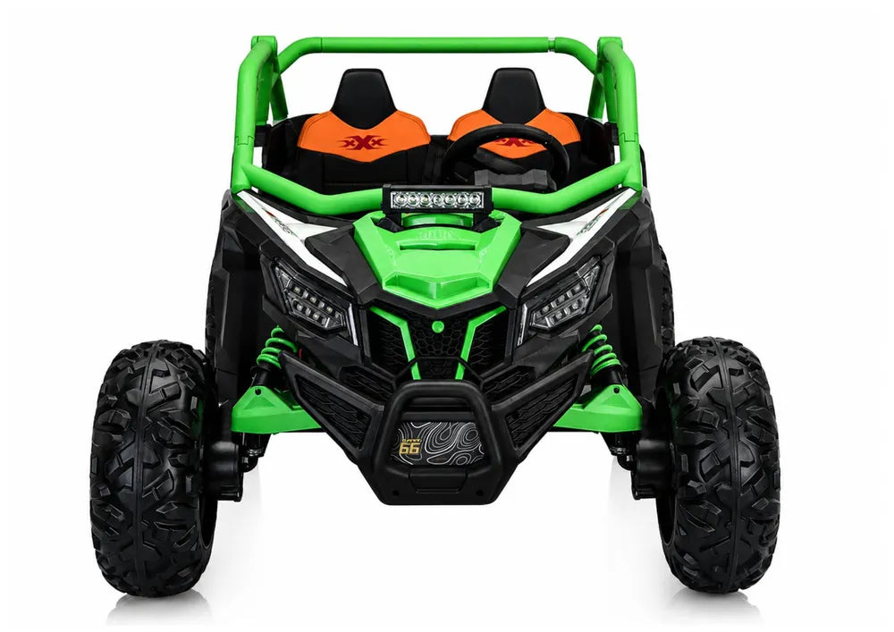 Akumuliatorinis visureigis Buggy 4x4 KKL-808 24V žalias