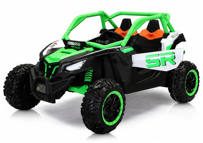 Akumuliatorinis visureigis Buggy 4x4 KKL-808 24V žalias