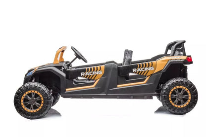 Akumuliatorinis visureigis Buggy A033 4x4 24V auksinės spalvos