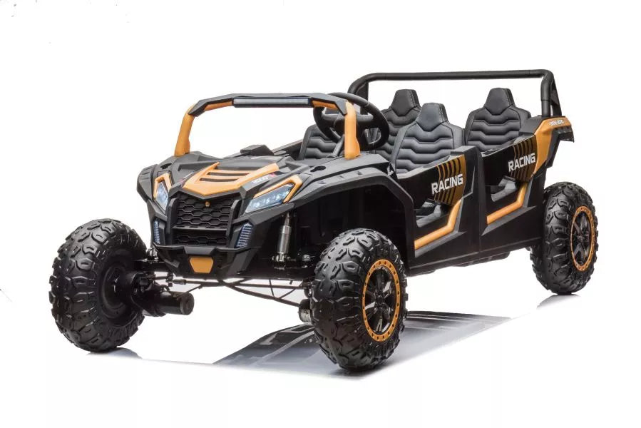 Akumuliatorinis visureigis Buggy A033 4x4 24V auksinės spalvos