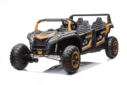 Akumuliatorinis visureigis Buggy A033 4x4 24V auksinės spalvos