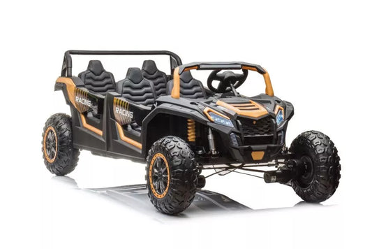 Akumuliatorinis visureigis Buggy A033 4x4 24V auksinės spalvos
