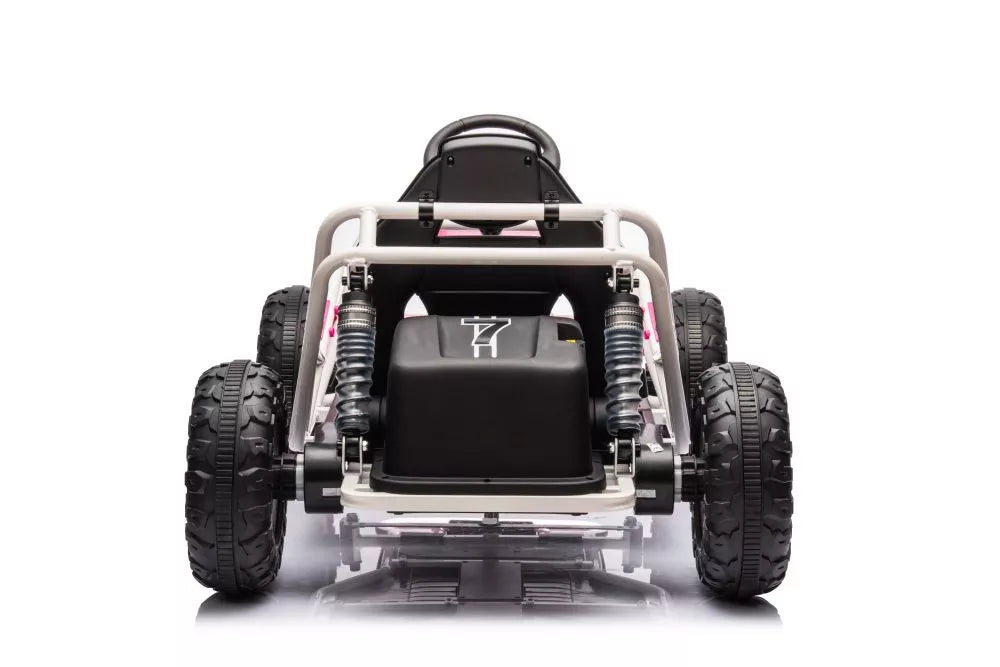 Akumuliatorinis visureigis Buggy A8812 rožinis 24V