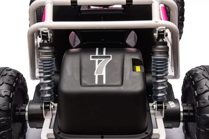 Akumuliatorinis visureigis Buggy A8812 rožinis 24V