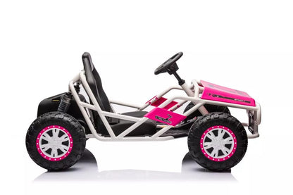 Akumuliatorinis visureigis Buggy A8812 rožinis 24V