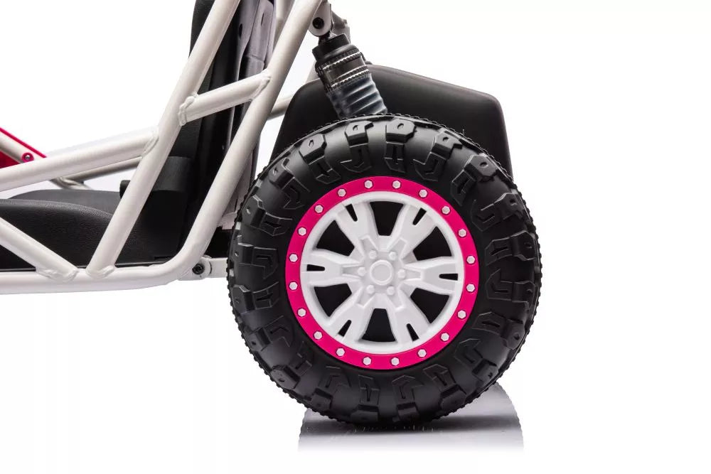 Akumuliatorinis visureigis Buggy A8812 rožinis 24V