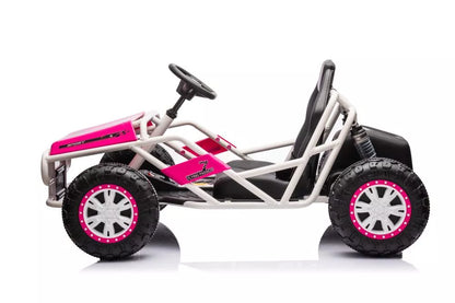 Akumuliatorinis visureigis Buggy A8812 rožinis 24V