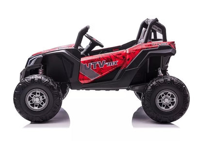 Akumuliatorinis visureigis Buggy UTV-MX Red Spider lakuotas MP4