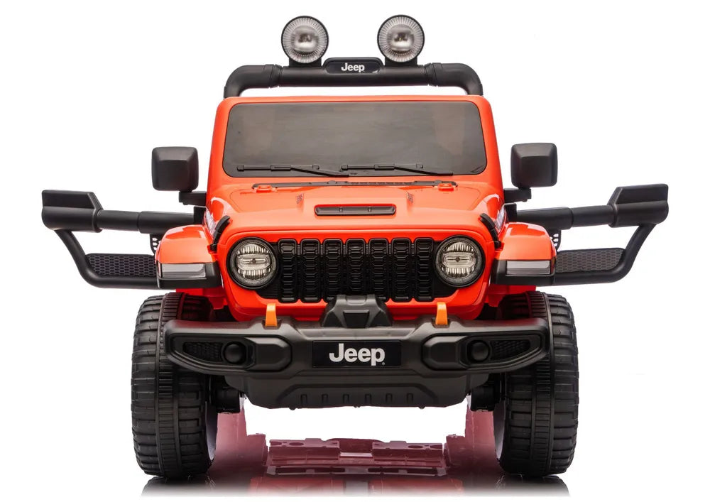 Akumuliatorinis visureigis Jeep Rubicon 4x4 DK-JWR556 4x200W 24V Oranžinis