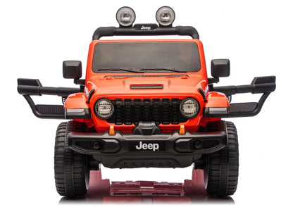 Akumuliatorinis visureigis Jeep Rubicon 4x4 DK-JWR556 4x200W 24V Oranžinis