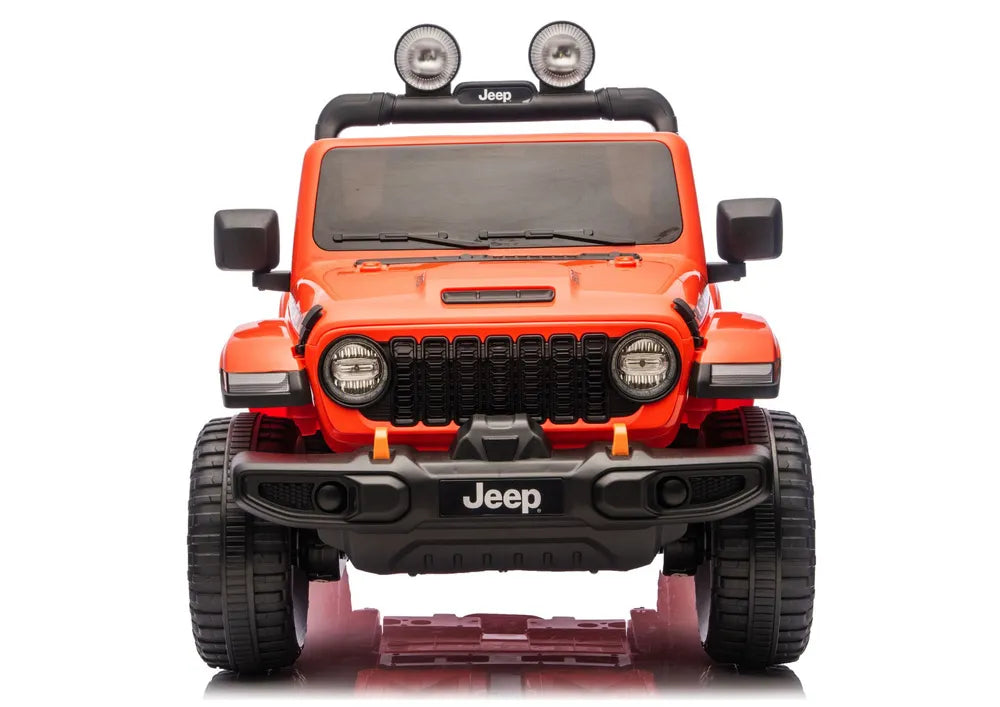 Akumuliatorinis visureigis Jeep Rubicon 4x4 DK-JWR556 4x200W 24V Oranžinis