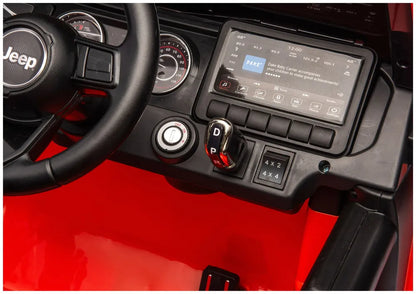 Akumuliatorinis visureigis Jeep Rubicon 4x4 DK-JWR556 4x200W 24V Oranžinis