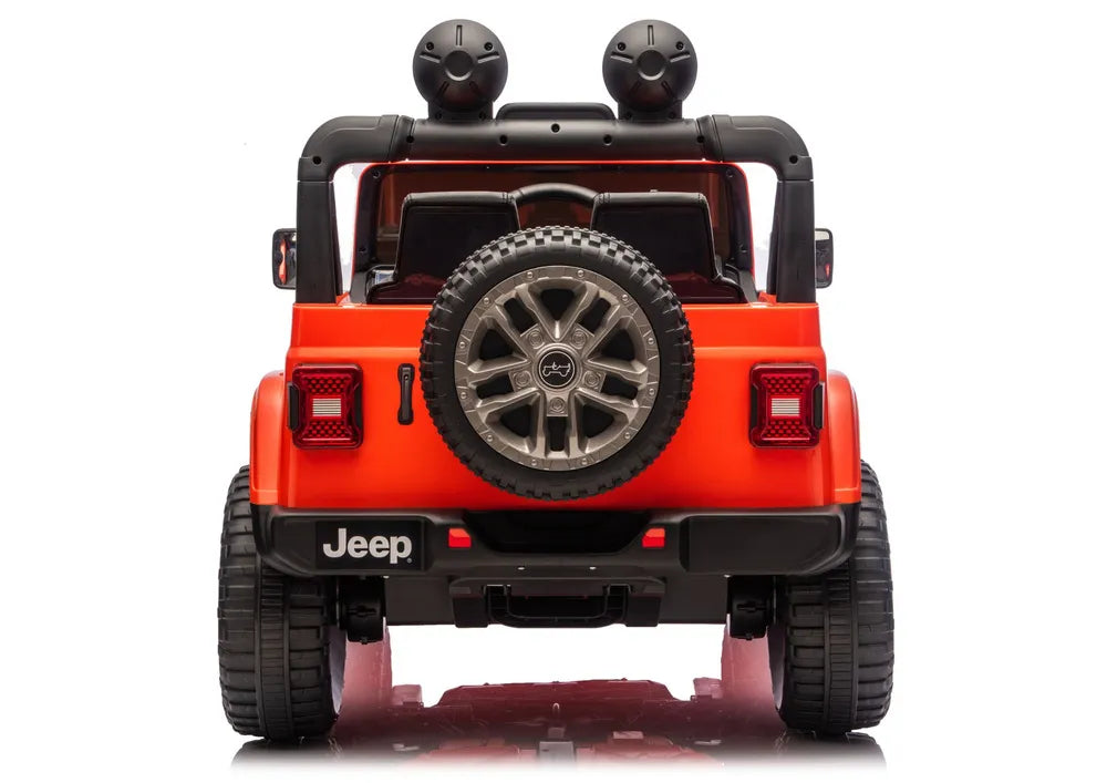Akumuliatorinis visureigis Jeep Rubicon 4x4 DK-JWR556 4x200W 24V Oranžinis