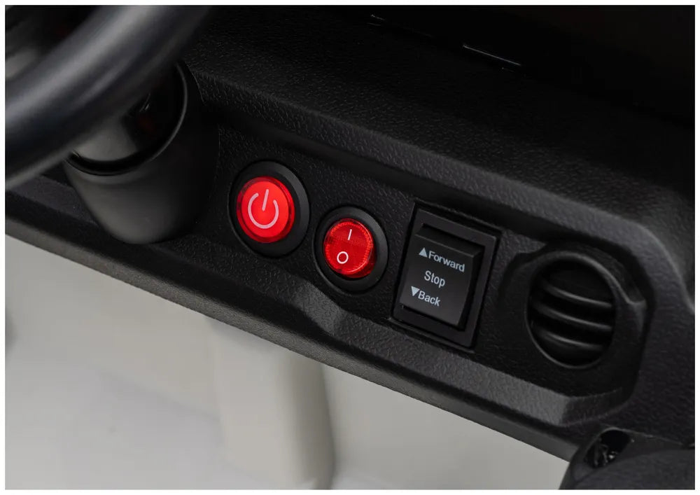 Akumuliatorinis visureigis Jeep Rubicon DK-JWR558 24V baltas