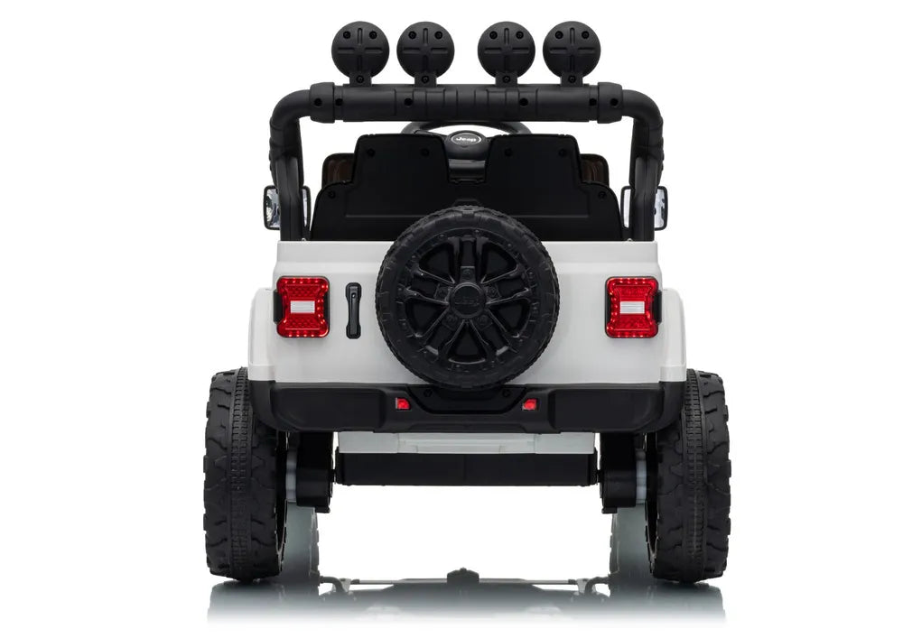 Akumuliatorinis visureigis Jeep Rubicon DK-JWR558 24V baltas
