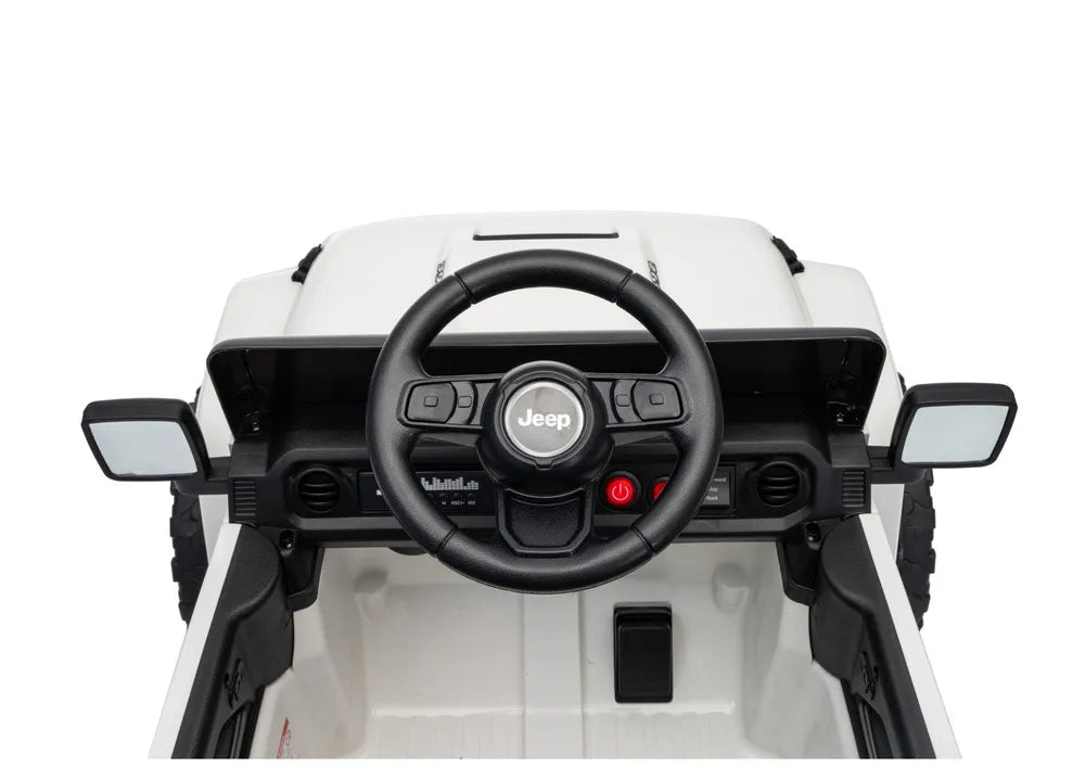 Akumuliatorinis visureigis Jeep Rubicon DK-JWR558 24V baltas