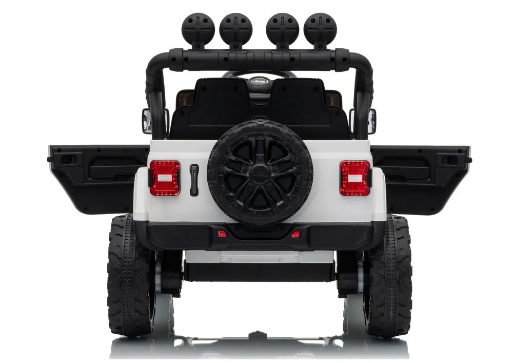 Akumuliatorinis visureigis Jeep Rubicon DK-JWR558 24V baltas