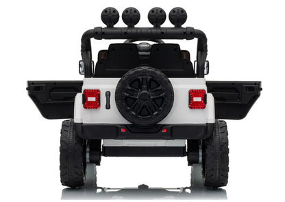 Akumuliatorinis visureigis Jeep Rubicon DK-JWR558 24V baltas