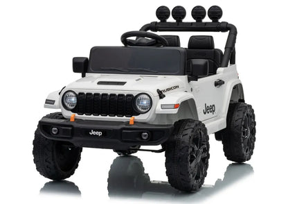 Akumuliatorinis visureigis Jeep Rubicon DK-JWR558 24V baltas