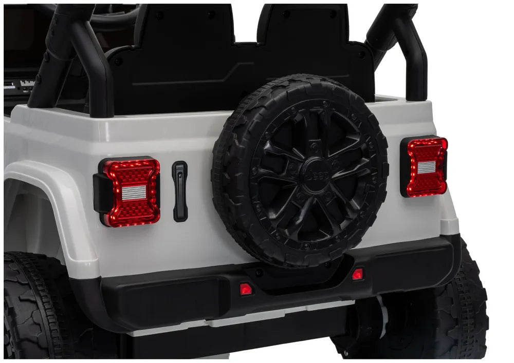 Akumuliatorinis visureigis Jeep Rubicon DK-JWR558 24V baltas