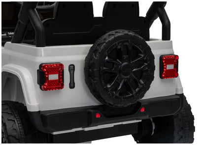 Akumuliatorinis visureigis Jeep Rubicon DK-JWR558 24V baltas