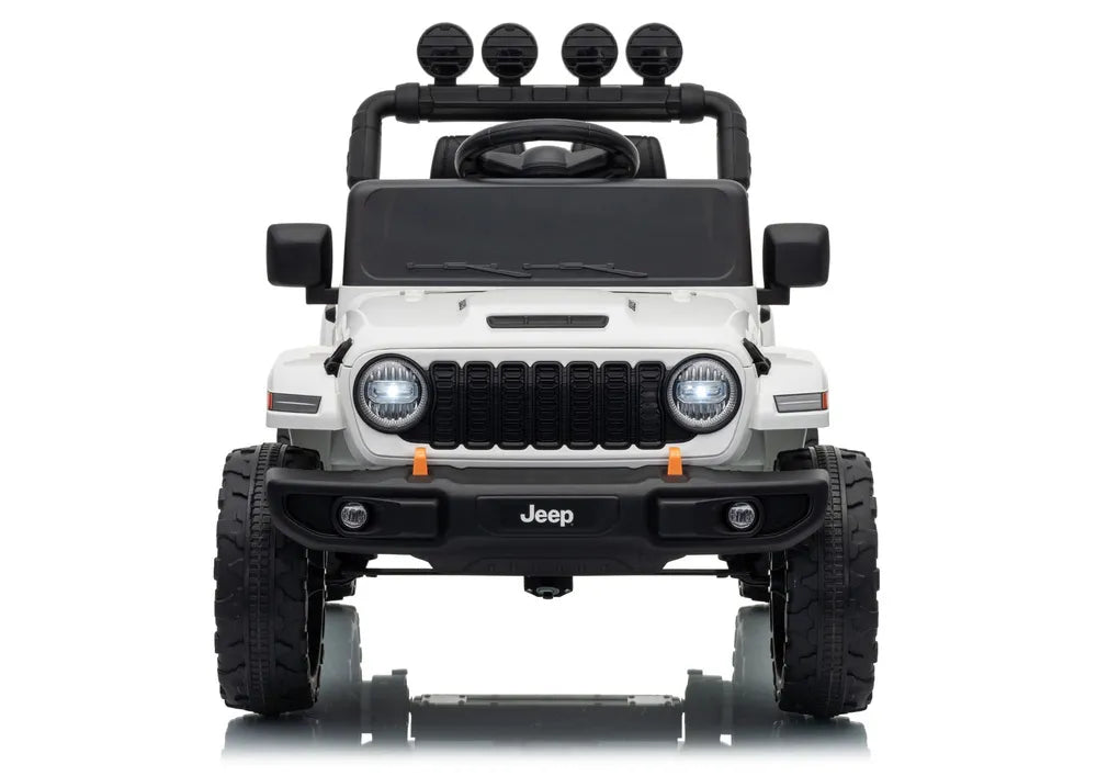 Akumuliatorinis visureigis Jeep Rubicon DK-JWR558 24V baltas