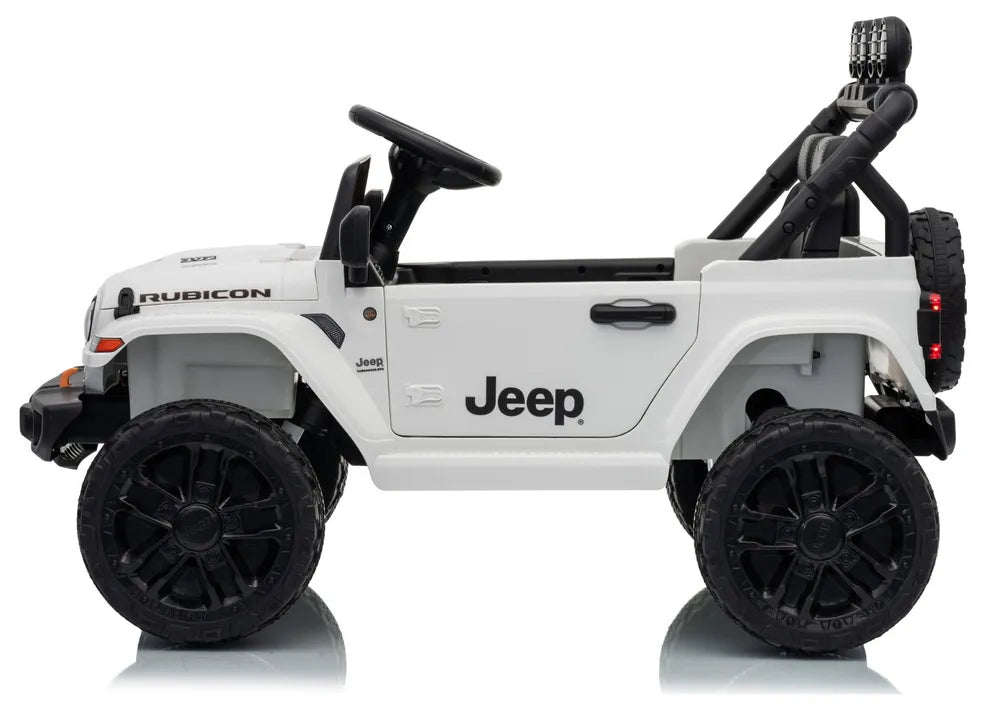 Akumuliatorinis visureigis Jeep Rubicon DK-JWR558 24V baltas
